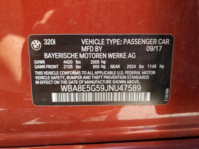 2018 BMW 320 XI WBA8E5G59JNU47589