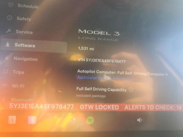 2025 TESLA MODEL 3 - 5YJ3E1EA4SF978477