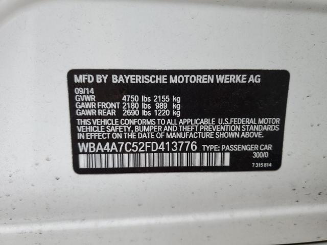2015 BMW 428 XI GRA WBA4A7C52FD413776