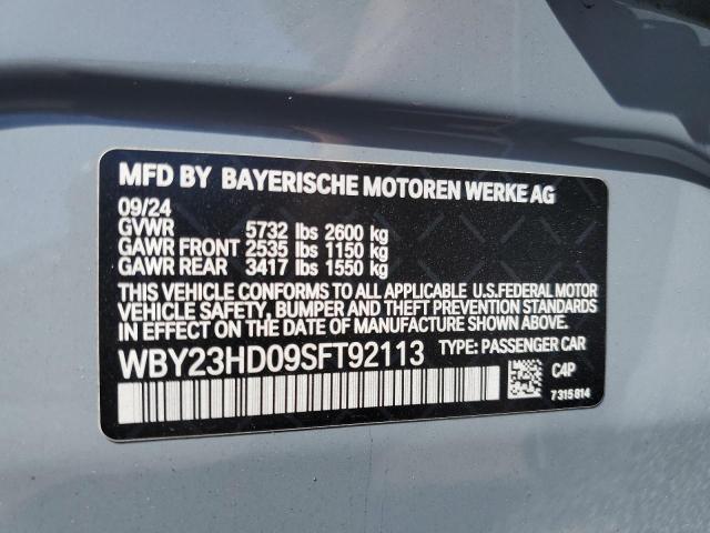 2025 BMW I4 EDRIVE WBY23HD09SFT92113