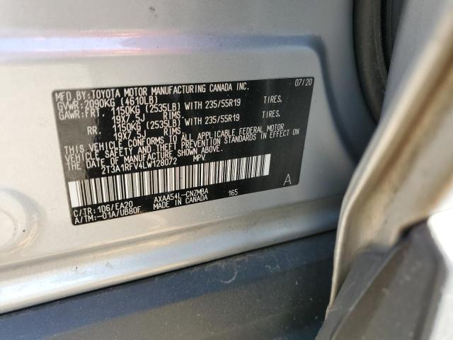 2020 TOYOTA RAV4 XLE P - 2T3A1RFV4LW128072