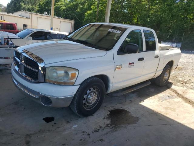 DODGE RAM 2500 S 2008 white crew pic gas 3D7KR28D68G228020 photo #1