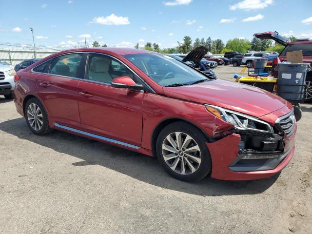 Vin: 5npe34af6fh051893, lot: 55822265, hyundai sonata sport 20154