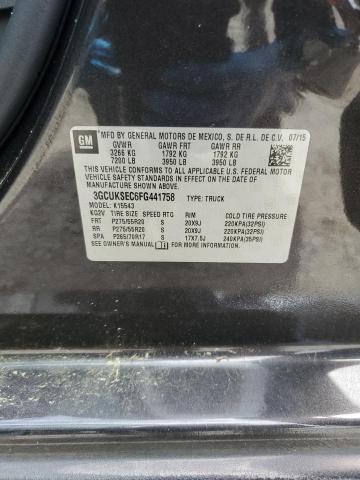 2015 CHEVROLET SILVERADO - 3GCUKSEC6FG441758