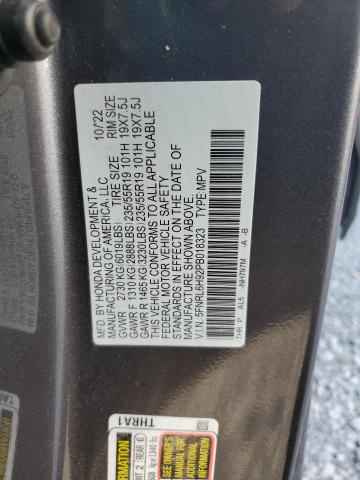 2023 HONDA ODYSSEY EL 5FNRL6H92PB018323