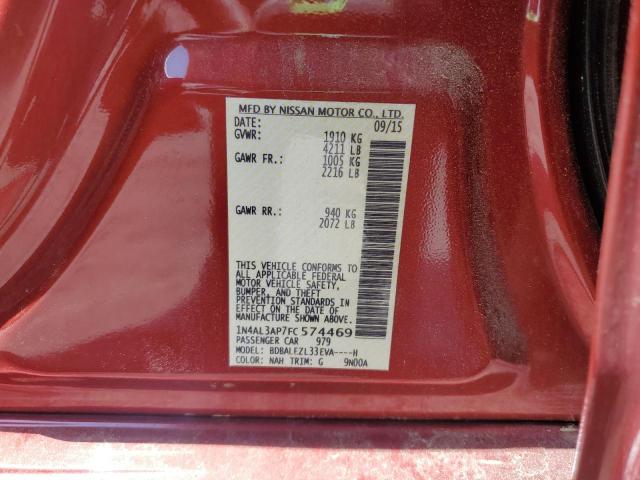 2015 NISSAN ALTIMA 2.5 - 1N4AL3AP7FC574469