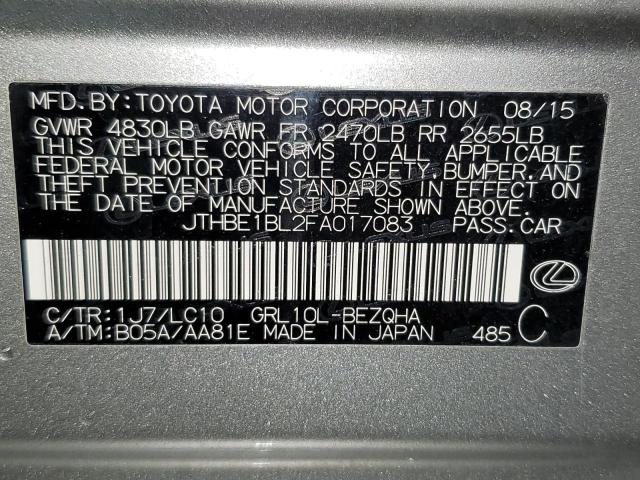 2015 LEXUS GS 350 JTHBE1BL2FA017083