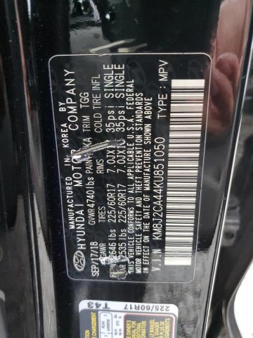 2019 HYUNDAI TUCSON SE KM8J2CA44KU851050