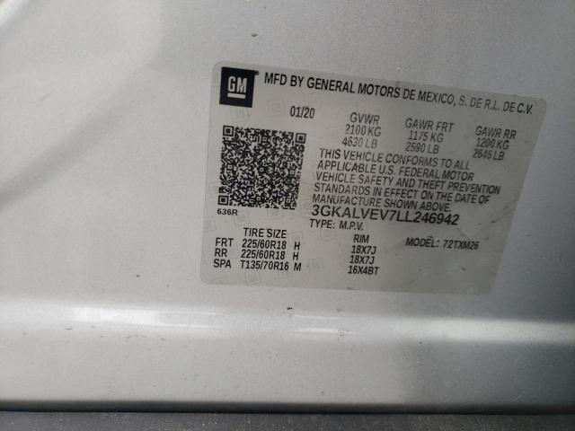 2020 GMC TERRAIN SL - 3GKALVEV7LL246942