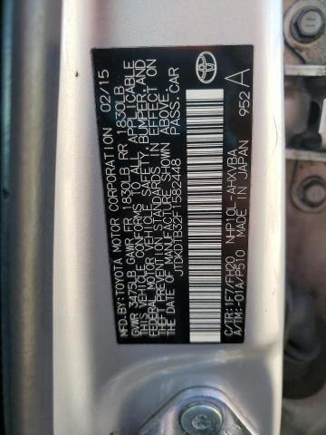 2015 TOYOTA PRIUS C - JTDKDTB32F1582448