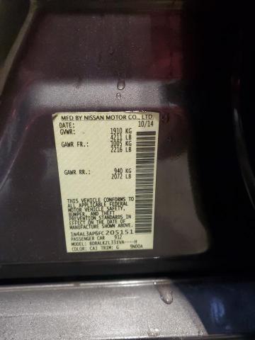 2015 NISSAN ALTIMA 2.5 - 1N4AL3AP6FC205151