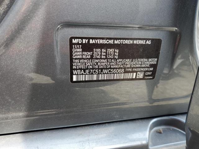 2018 BMW 540 XI WBAJE7C51JWC56068