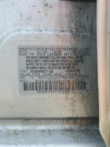 2019 NISSAN SENTRA S - 3N1AB7AP6KY271384