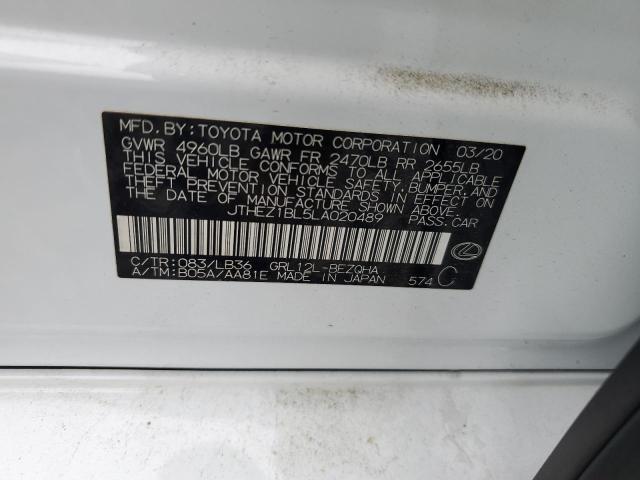 2020 LEXUS GS 350 F S JTHEZ1BL5LA020489
