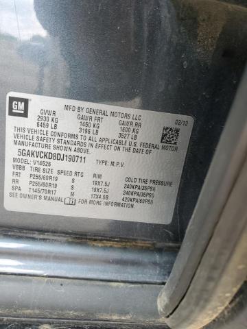 2013 BUICK ENCLAVE - 5GAKVCKD8DJ190711