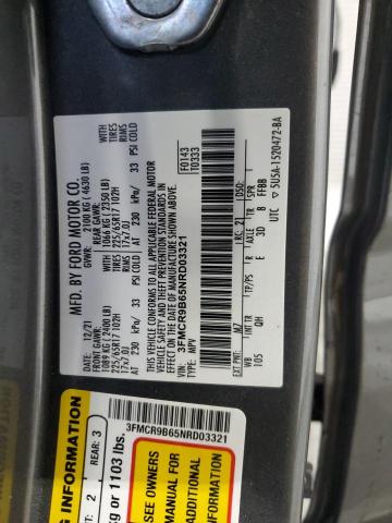 2022 FORD BRONCO SPO - 3FMCR9B65NRD03321