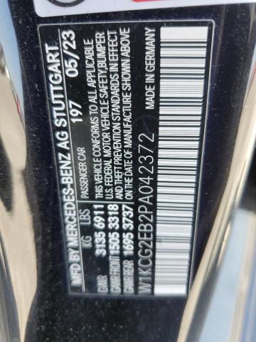 2023 MERCEDES-BENZ EQS SEDAN W1KCG2EB2PA042372