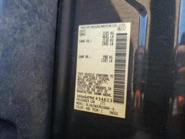 2017 NISSAN MAXIMA 3.5 - 1N4AA6AP9HC434613