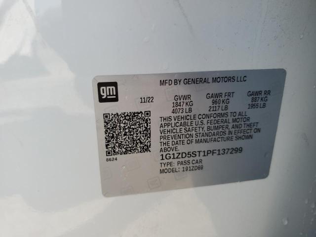 2023 CHEVROLET MALIBU LT - 1G1ZD5ST1PF137299