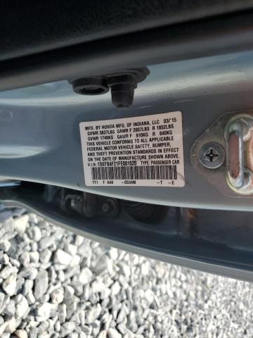 2015 HONDA CIVIC HYBR 19XFB4F21FE001520