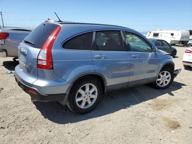 HONDA CR-V EXL 2007 blue  gas JHLRE387X7C071732 photo #4
