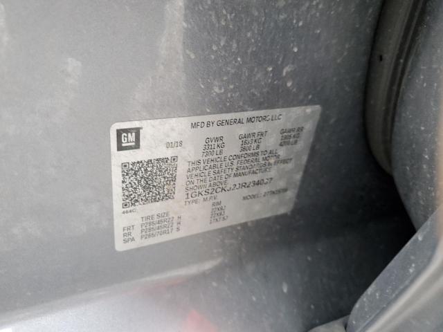 2018 GMC YUKON DENA 1GKS2CKJ2JR234037