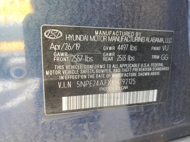2019 HYUNDAI SONATA SE - 5NPE24AFXKH792125