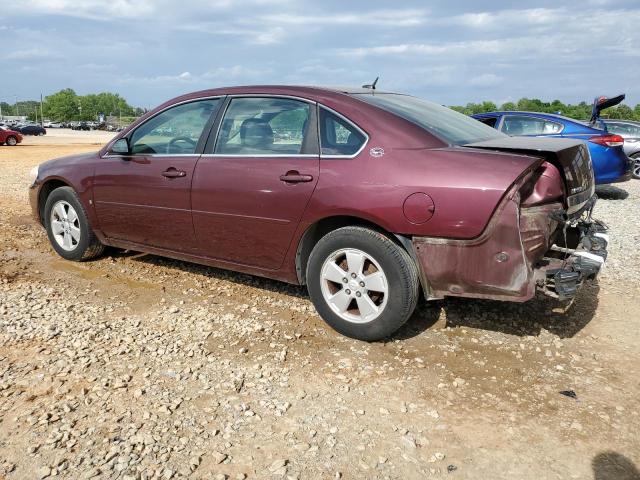 CHEVROLET IMPALA LT 2007 maroon  flexible fuel 2G1WT58K379214297 photo #3