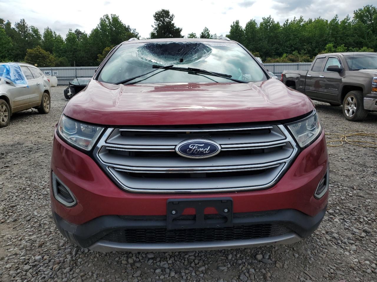 Lot #3302790899 2017 FORD EDGE TITAN