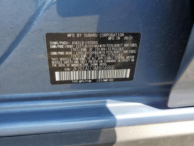 2021 SUBARU CROSSTREK - JF2GTAEC9MH656866