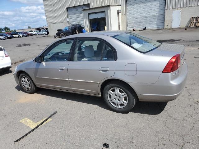 HONDA CIVIC LX 2002 gold  gas 2HGES16512H518479 photo #3