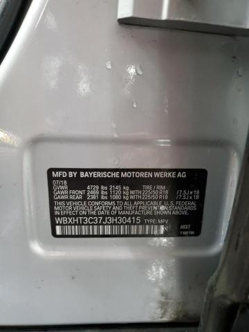 2018 BMW X1 XDRIVE2 - WBXHT3C37J3H30415