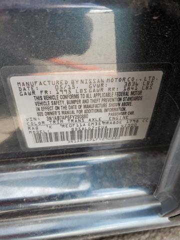 2015 NISSAN SENTRA S - 3N1AB7AP6FY290880
