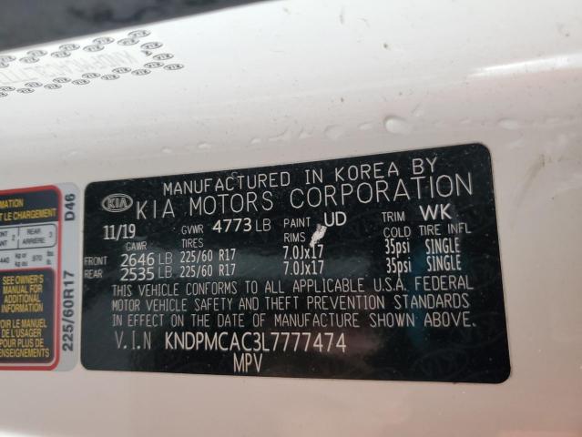 2020 KIA SPORTAGE L - KNDPMCAC3L7777474
