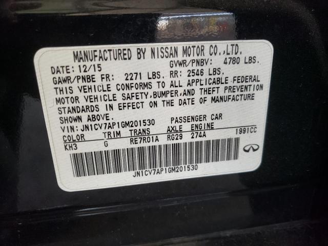 2016 INFINITI Q50 BASE - JN1CV7AP1GM201530