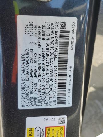 2024 HONDA CIVIC LX - 2HGFE2F29RH561534