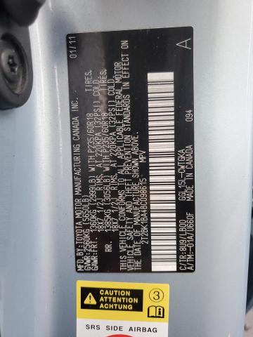 2011 LEXUS RX 350 - 2T2BK1BA4BC098615