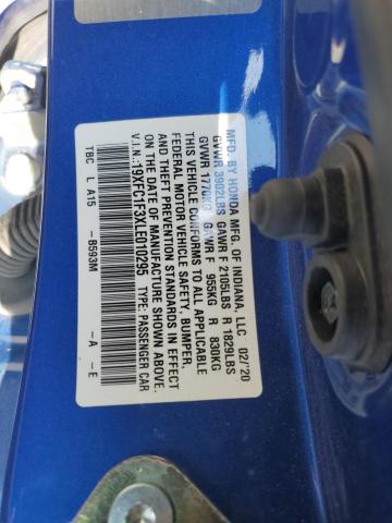 2020 HONDA CIVIC EX - 19XFC1F3XLE010295