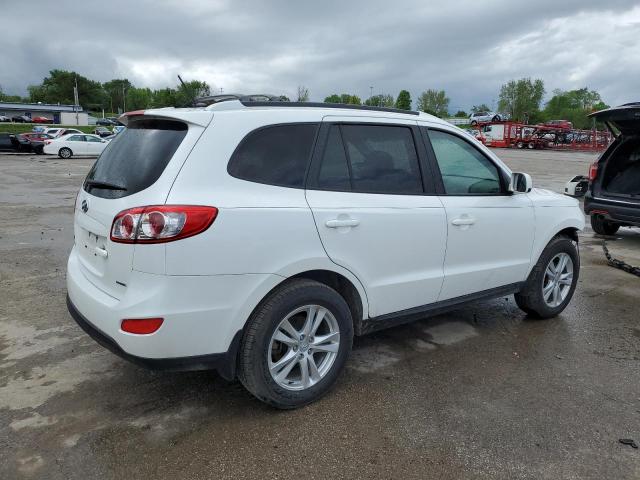 HYUNDAI SANTA FE S 2012 white  gas 5XYZHDAG3CG098099 photo #4