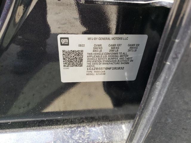 2022 CHEVROLET MALIBU LS - 1G1ZB5ST6NF191832