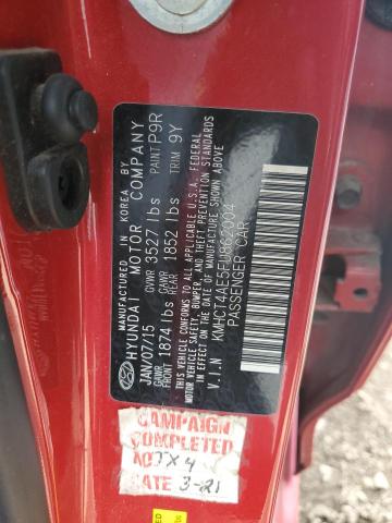 2015 HYUNDAI ACCENT GLS KMHCT4AE5FU862004