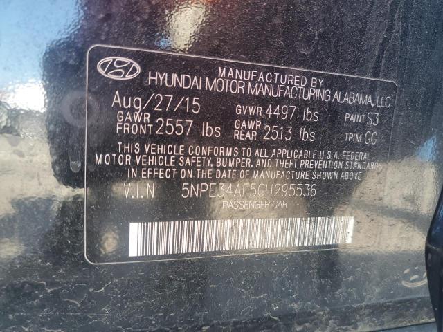 2016 HYUNDAI SONATA SPO 5NPE34AF5GH295536