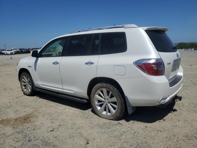 TOYOTA HIGHLANDER 2008 white  hybrid engine JTEEW44AX82014076 photo #3