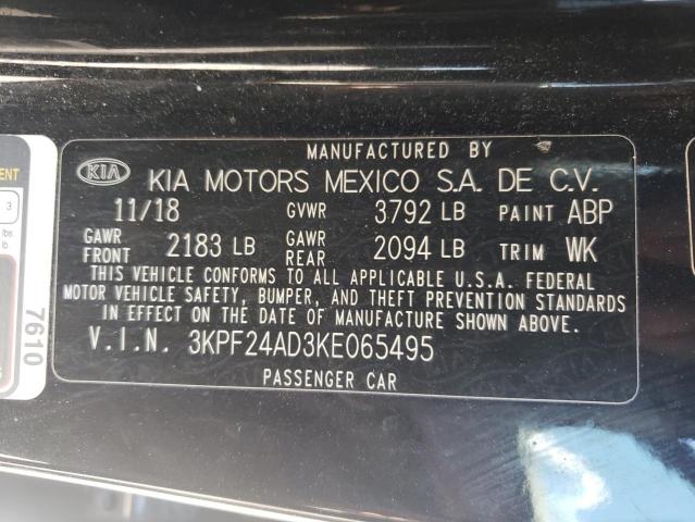 2019 KIA FORTE FE - 3KPF24AD3KE065495