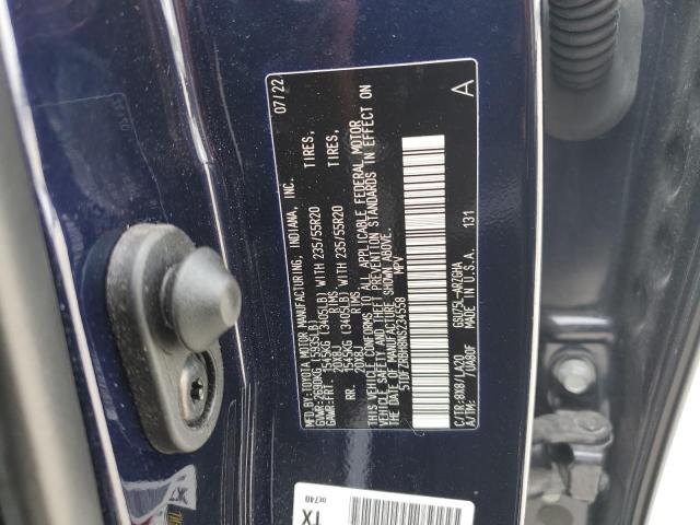 2022 TOYOTA HIGHLANDER - 5TDFZRBH8NS234558