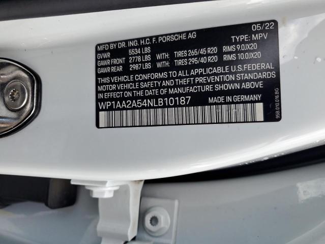 2022 PORSCHE MACAN WP1AA2A54NLB10187