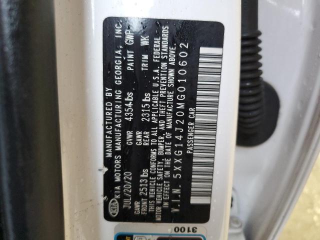 2021 KIA K5 LXS 5XXG14J20MG010602