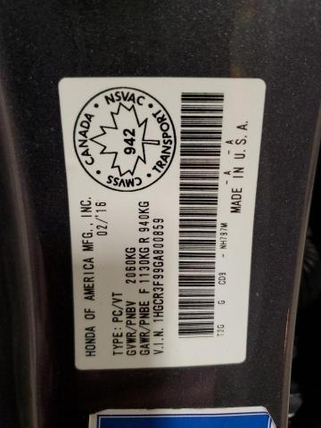 2016 HONDA ACCORD TOU - 1HGCR3F99GA800859