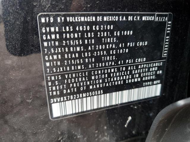2024 VOLKSWAGEN TAOS S 3VV8X7B23RM050585
