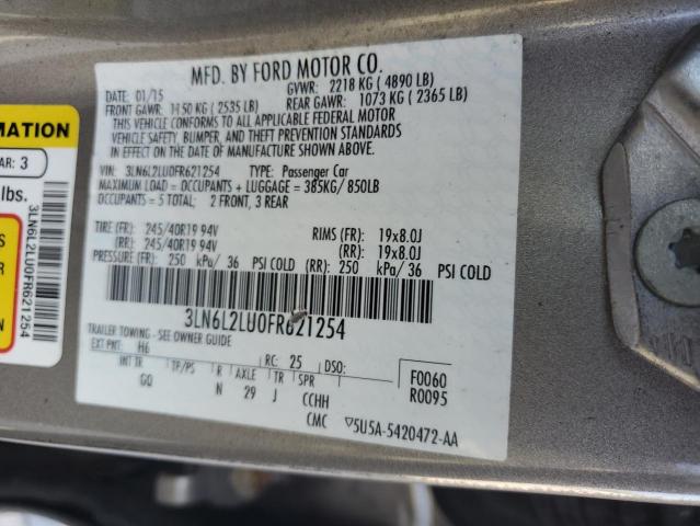 2015 LINCOLN MKZ HYBRID 3LN6L2LU0FR621254